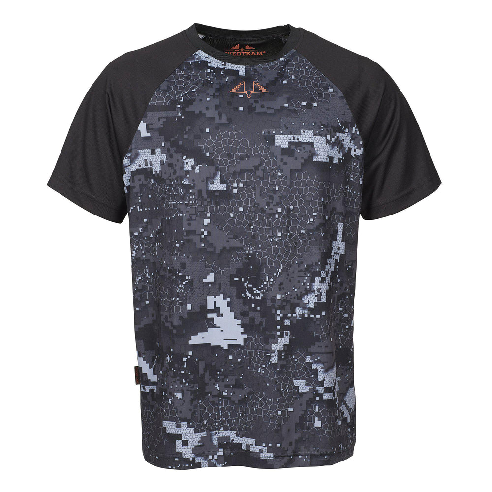 T-shirt för jakt sedd framifrån.